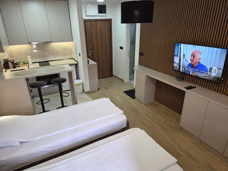 Pogled odozgo na enterijer – Simić Apartman 10 Valjevo